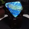 new arrival full flash 100% natural quartz crystal labradorite for selling