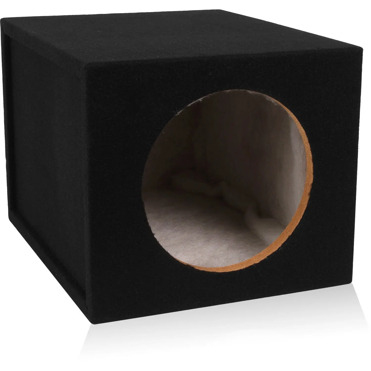 Absolute USA SAG10 Heavy Duty Sealed Back-Angle Single 10-Inch Subwoofer Enclosure Box 