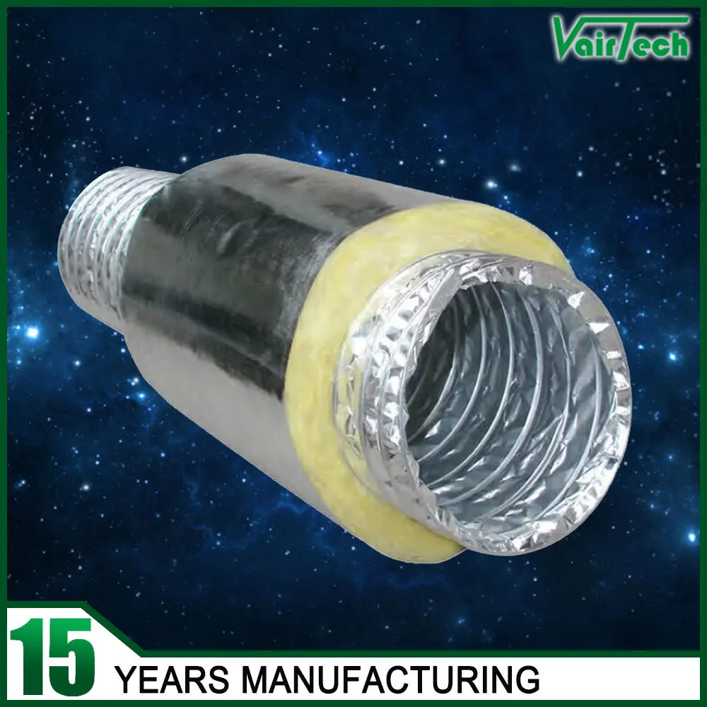 Hvac System Insulated Fiberglass Polyester Aluminum Flexible Duct Buy
