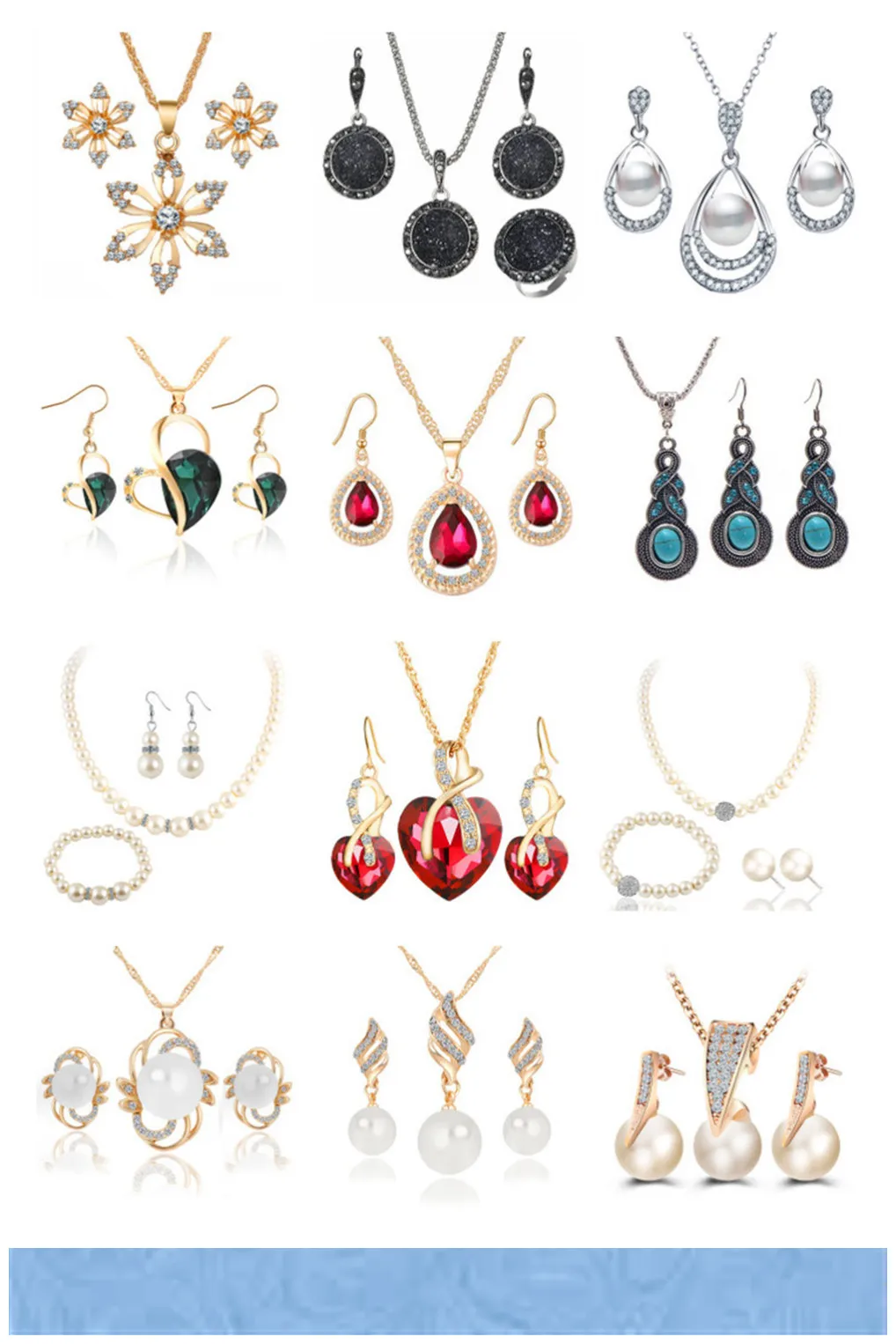 Fashion Women Jewellery Necklace Set Costume Jewelry Buy Necklace Set