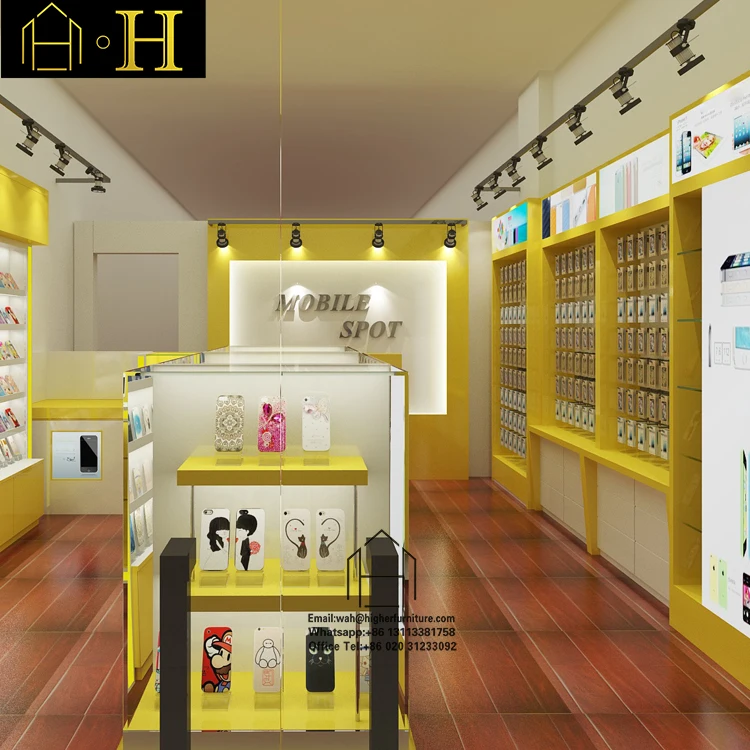 Professional Custom High End Mobile Phone Store Furniture Mobile Phone