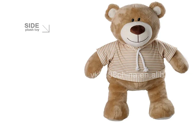 Wholesale Stuffed Teddy Bear Plush With T-shirt - Buy Teddy Bear Plush ...