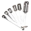 6pcs Stainless Steel Measuring Spoon Set with Mirror Surface and Narrow Shape