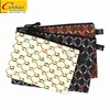 Waterproof go pattern custom soft PU document zipper A4 file bag