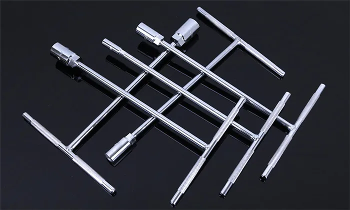 CRV T type handle key spanner wrench set