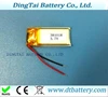 Rechargeable lithium ion polymer DTB381018 battery cell 3.7V 50mAh