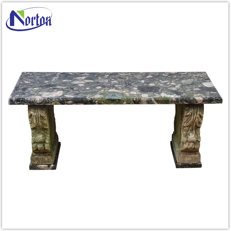 High Quality Home Outdoor Garden Use Stone Bench Handcarved Marble