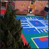 Plastic floor mats for playground/ modular playground mats/ kindergarten playground floor mat