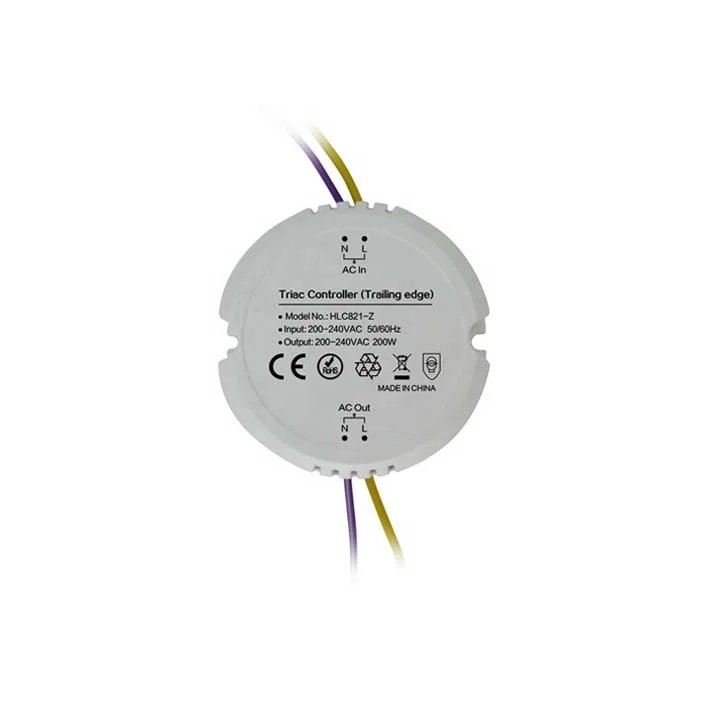 Zigbee AC dimmable LED standard triac based lamp dimmer