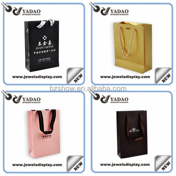 High Quality Kraft Paper Jewelry Bags Wholesale Paper Gift Bags Buy