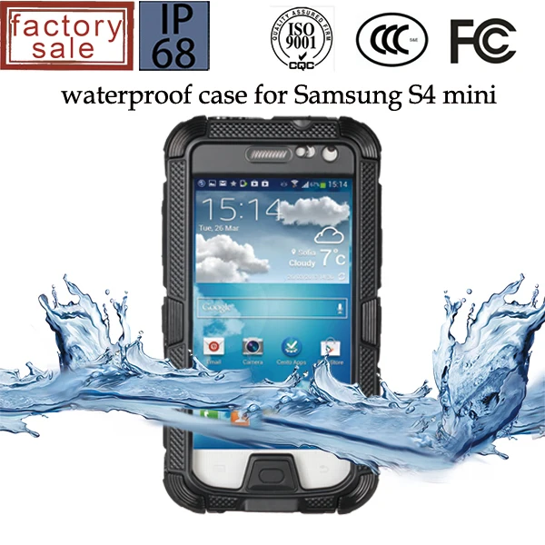 Metal Gorilla Glass Waterproof Case For Samsung Galaxy S4 Mini - Buy Custodia Per S4 Mini on Alibaba.com