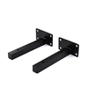 Solid Steel Floating Shelf Brackets Rustproof Blind Shelf Supports Anchors Easy Drywall Brick-wall Mounting