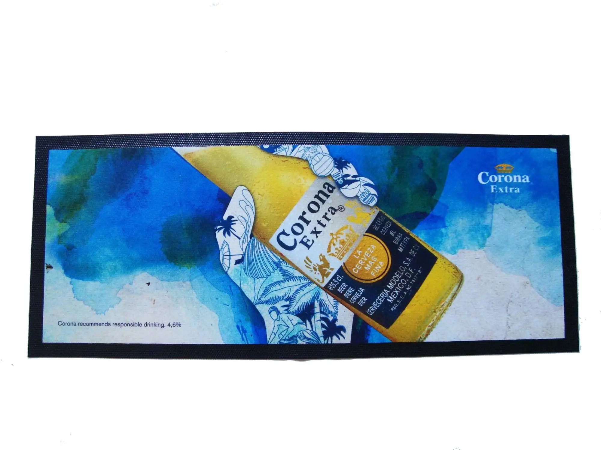 New Corona Beer Promotion Bar Runner And Bar Mat With Sedex 4 Pillar