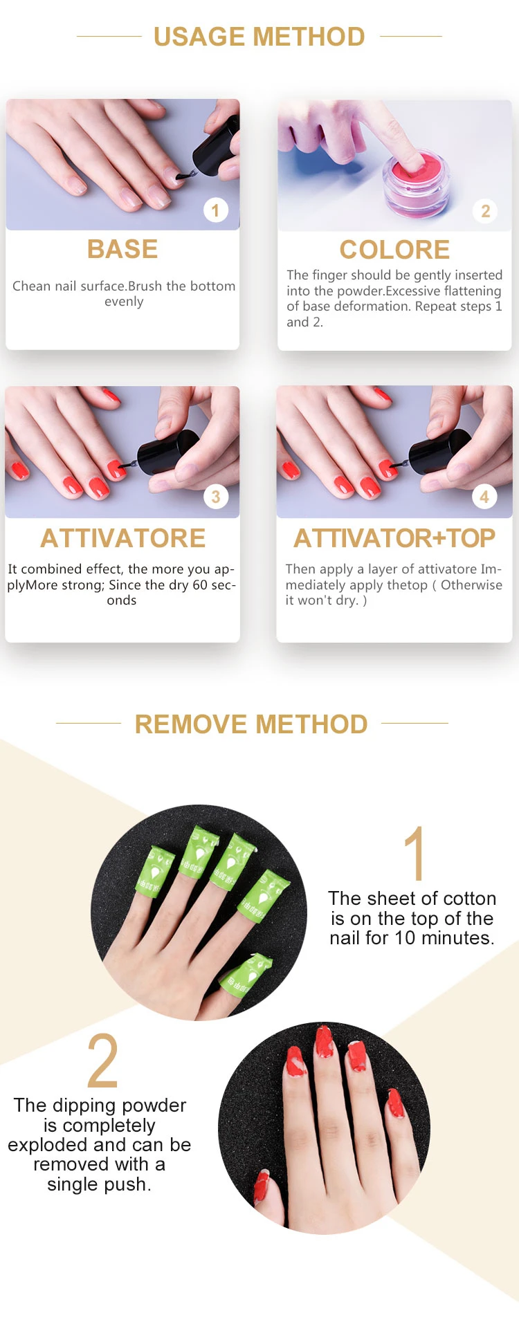 OEM 3 in 1 nail Gel match Acrylic Dip Powder and Polish color set