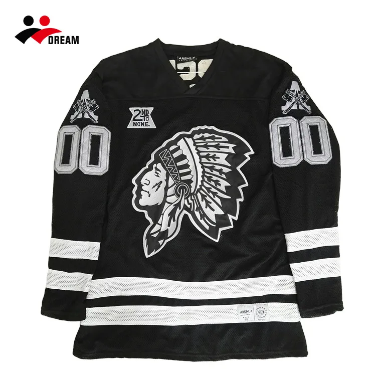 Dream Sport Oversized Embroidery Ice Hockey Jersey In Custom Made Buy