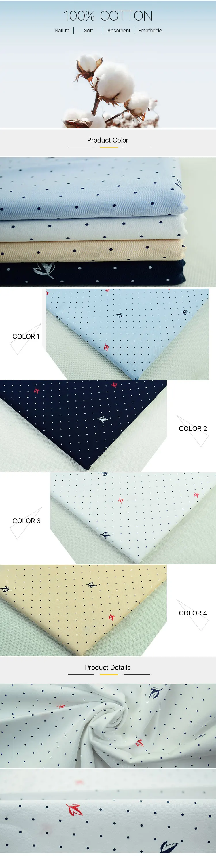 Branded Guangzhou twill oxford textile men's shirt shirting printed printing 100 cotton woven fabric