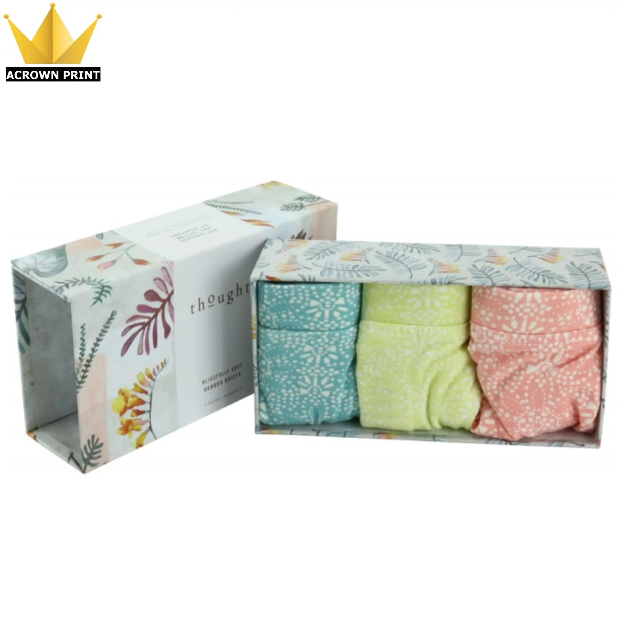 Women's Lingerie Or Wedding Dress Gift Luxury Box Packaging With Silk