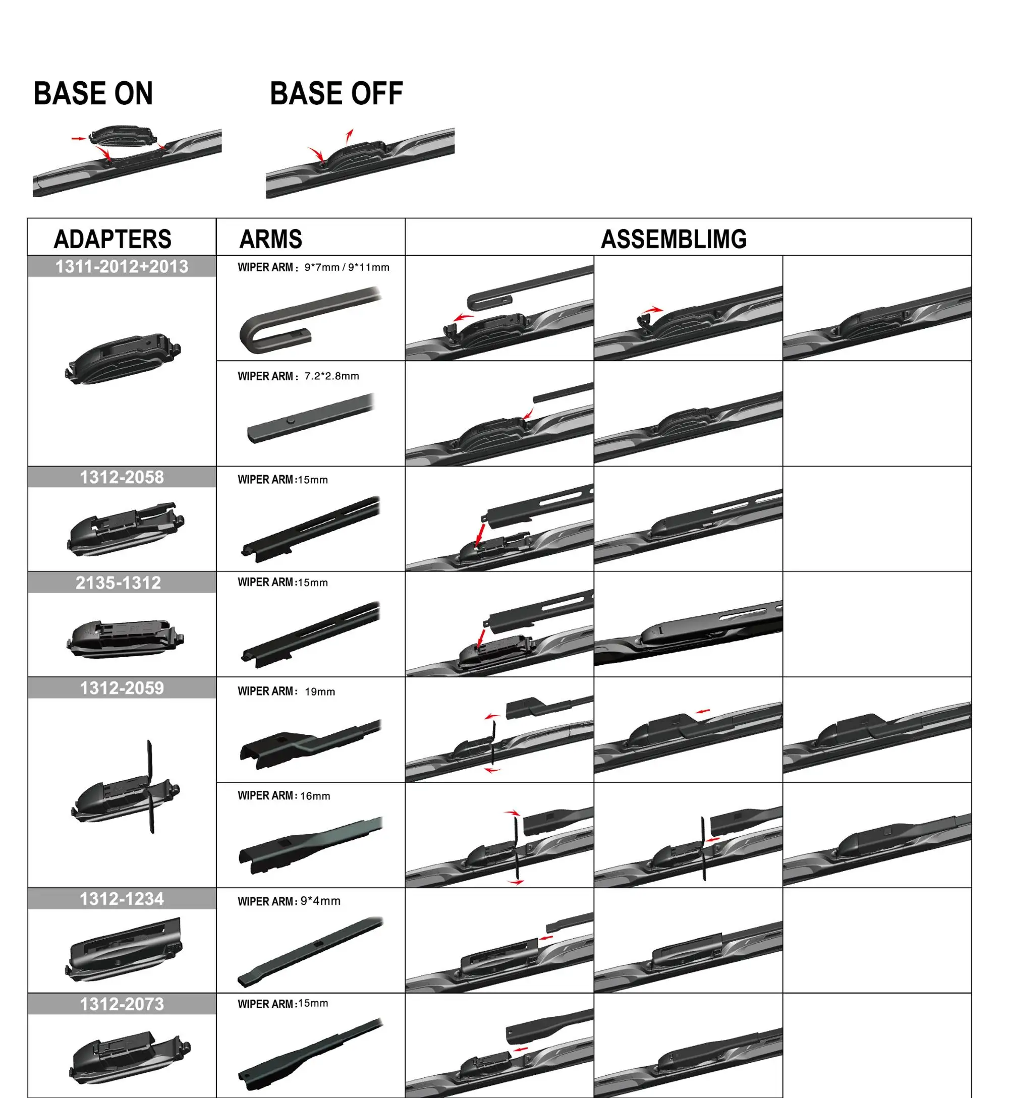 Latest Design Multiadapter Car Windshield Wiper Blades Buy Latest