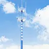 H25m Telecommunication Steel Antenna Pole Q235 for China Tower