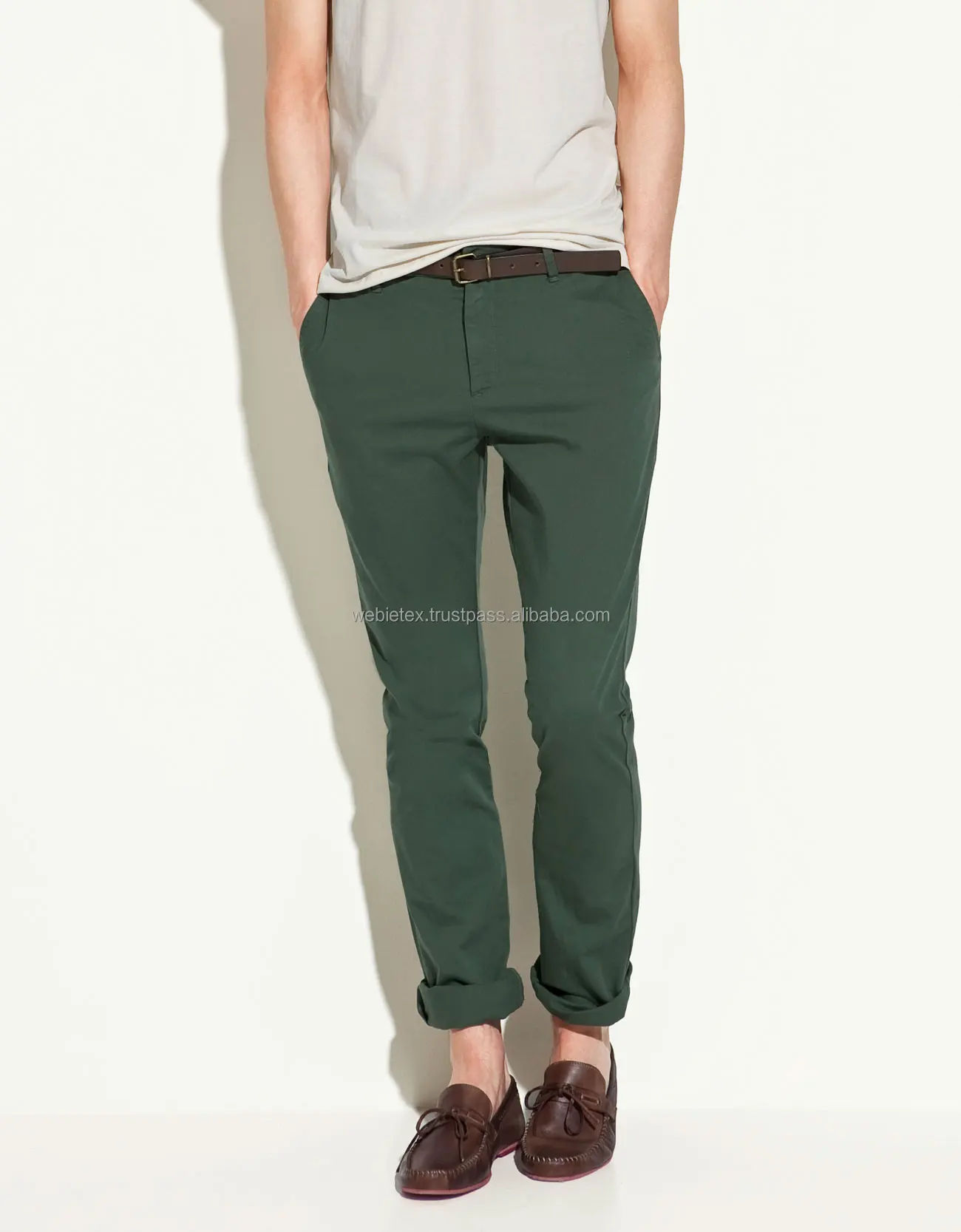 mens green chino pants