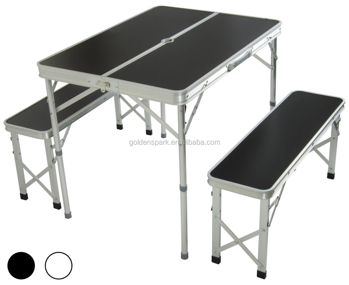 aluminium folding table and chairs
