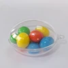 Promotional Christmas openable hanging plastic candy ball