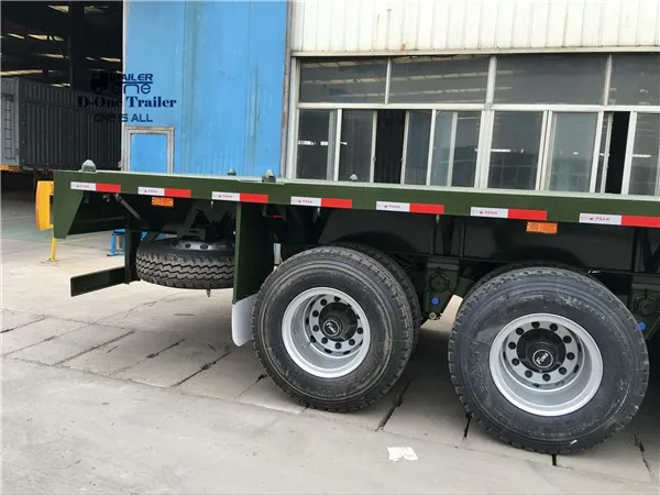 2016 Manufacture selling Utility 3 axles 20ft flat bed truck trailer