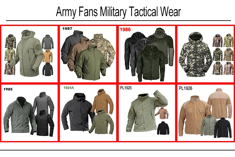 Men's Army Fans Military Tactical Jacket Camouflage Waterproof Softshell Hoody Hiking Camping Jacket Coat Army Cargoes Jacket