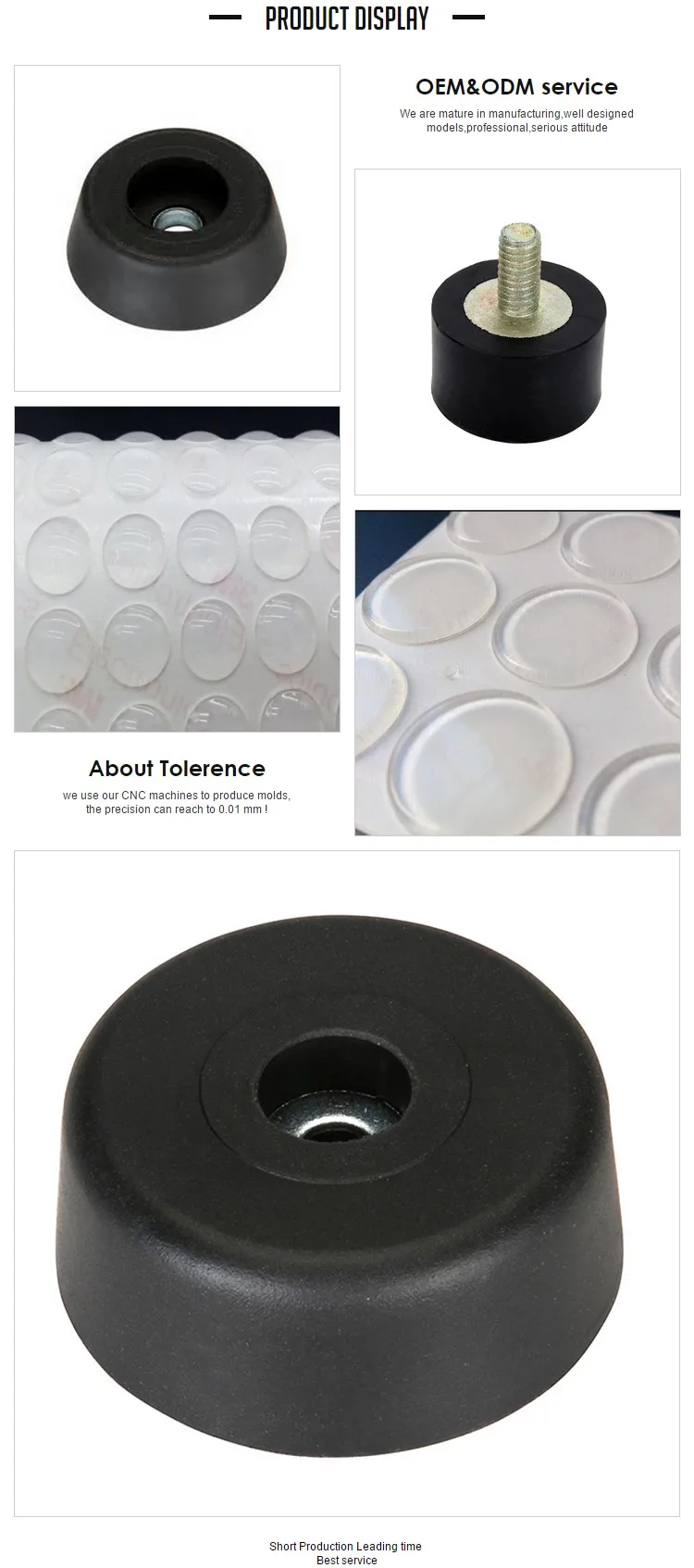 Tornillo Adhesivo M4 Para Teclado Electrónico,2 Pulgadas,Pies De Goma