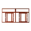 Close tightly aluminium windows standard swing aluminum glass window