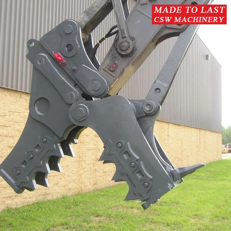 Mechanical Bucket Crusher For Excavator Demolition Pulverizer Use