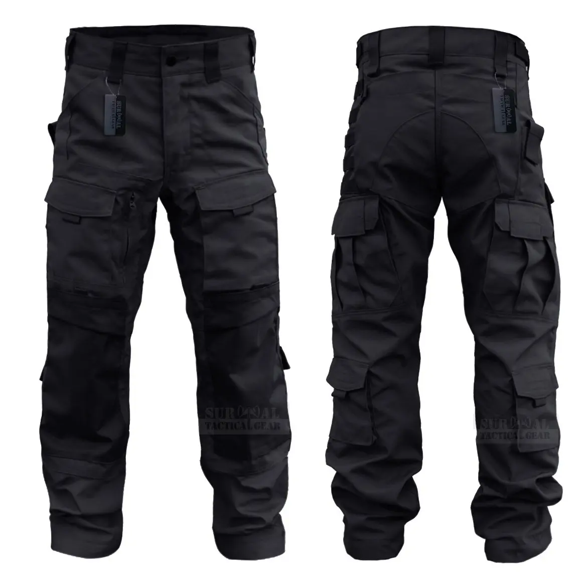 ZAPT Tactical Molle Ripstop Combat Trousers Army Multicam/A-TACS LE ...