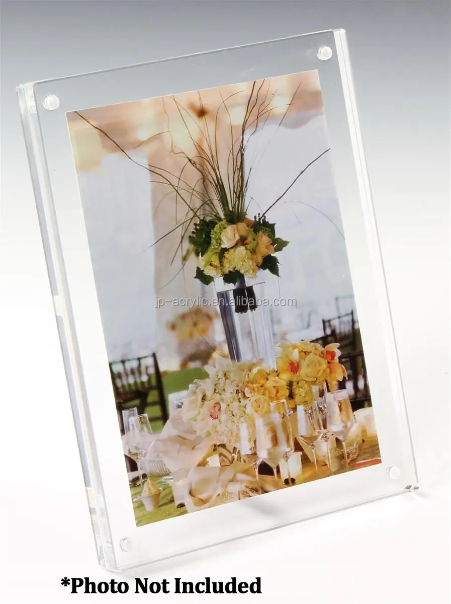 Plastic Acrylic Sign Holder with Magnets