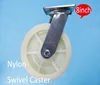 8 inch 200mm Heavy Duty Nylon Universal Caster Wheel Swivel Plater Caster For Industrial