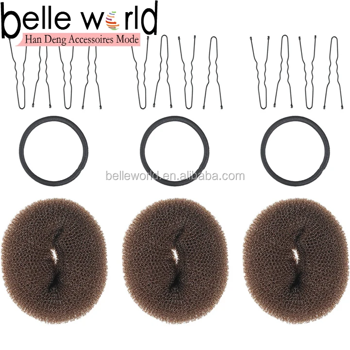 Hot Hair Accessory Sets Rings Donut Buns For Hair Buy Conair