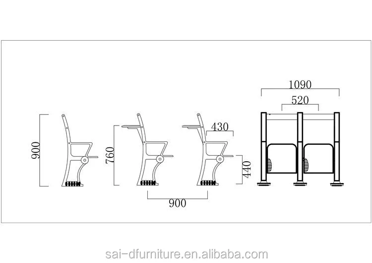 student desk and chair