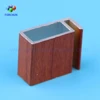 wood color aluminium screen frame profiles/ aluminium accessories profiles