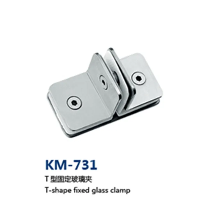 Square Stainless Steel Glass Clip T Shape Fitted Clip Buy Glass