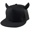 New Design Multi Color 80% Acrylic 20% Wool Black Party Devil Horn Hat For Women