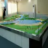 3d view master plan model for city and urban plan ,light landscape model