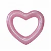 PVC simple Design with inflatable Pink Heart love Style Float on Sale