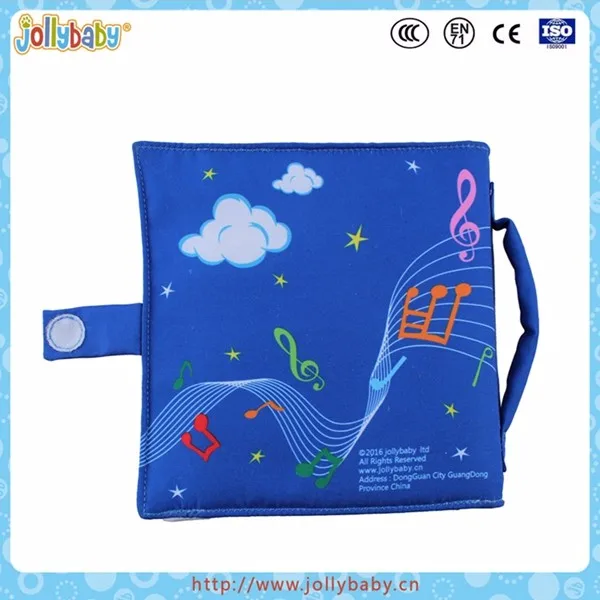 Interactive soft books educational toys the goodnight cubic fabric cloth book