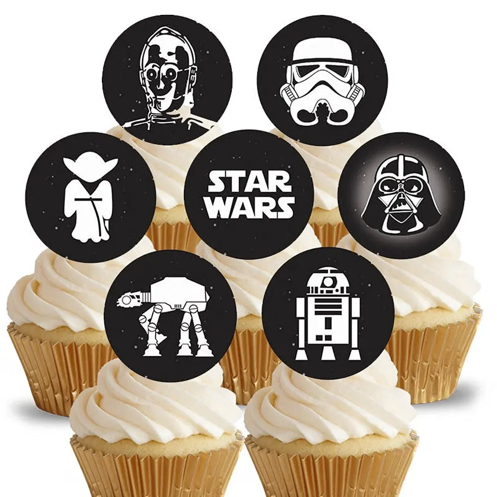 star wars edible cupcake toppers