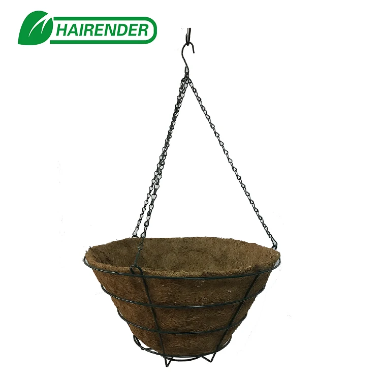 10/12/14 Inch Cheap Hanging Basket Cone Shape Hanging Basket Plant Wire