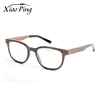 vintage changeable round wood frame clear prescription glasses frames