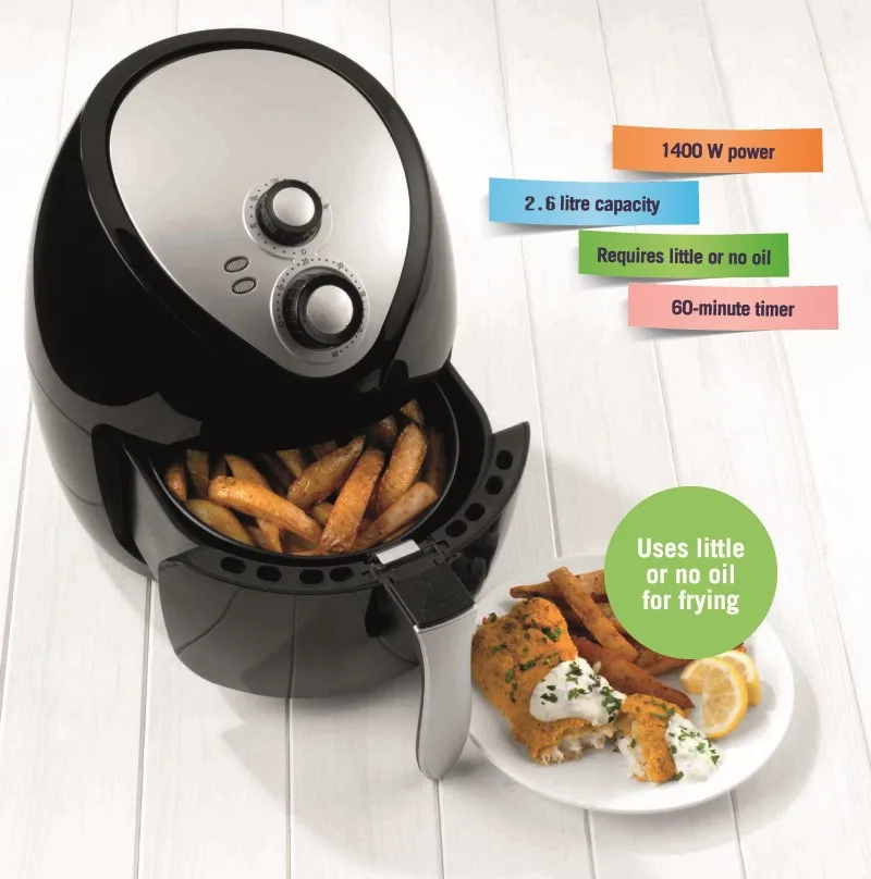Retro Air Fryer Hot Sales 3.5l Bif Capacity Air Fryer Without Oil & No