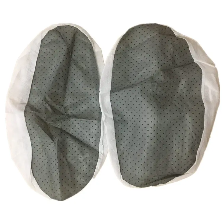 Anti Skid Shoe Covers With Grey Pvc Dots Sole Buy Anti Skid Shoe