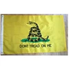 Hot Selling 150x90cm 210D Oxford Dont Tread On Me Embroidery Flag
