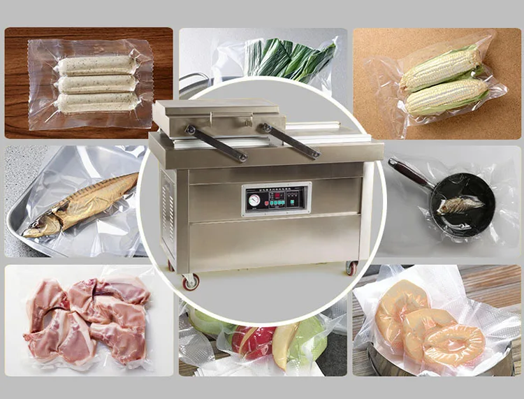 Top Quality Double Chamber Fish Vaccum Packaging Automatic Vacuum ...