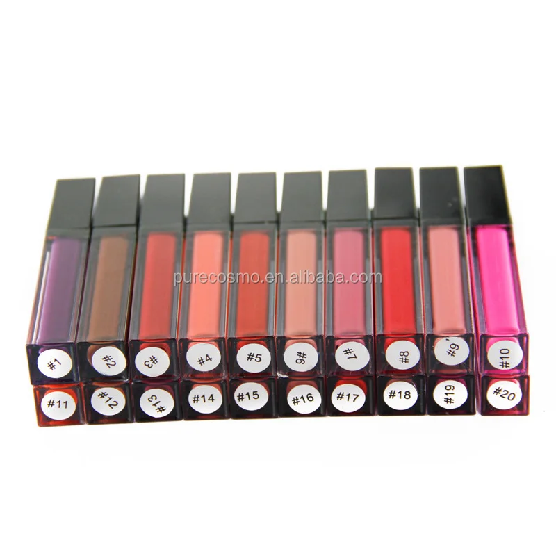 Private Label Waterproof Bulk Lip Gloss Stand Matte Liquid Lipstick Buy Permanent Lip Gloss